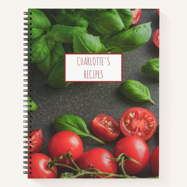 Carnet Cuisine cuisine moderne Veggie Tomato Basil Recett (Devant)