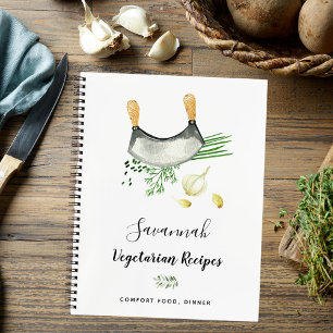 Carnet Cuisine de recettes herbes végétariennes
