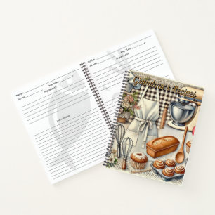 Carnet Cuisine maison confortable avec tablier