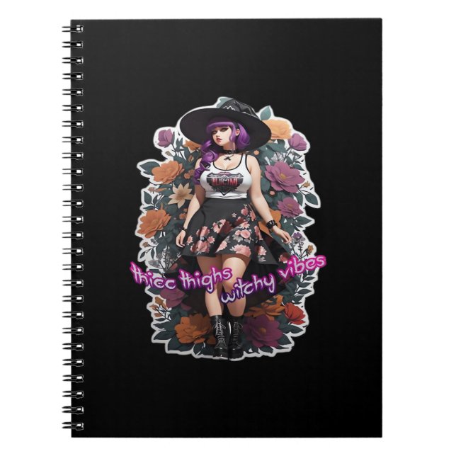 Carnet Cuisse Thicc Vibes de cuisine - Whimsigoth Witch-C (Devant)