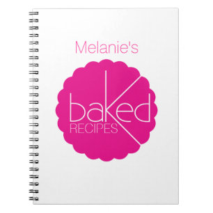 Carnet cuit au four de cuisiniers de recettes