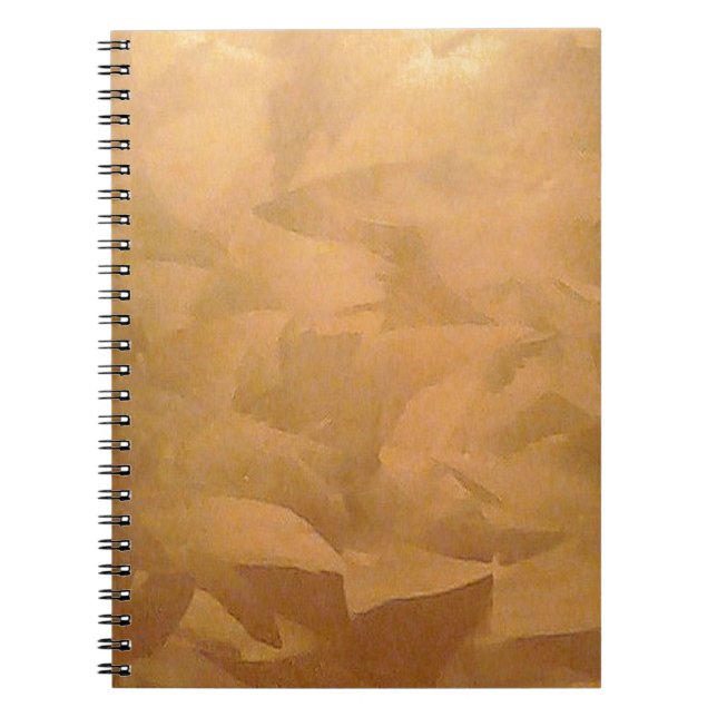 Carnet Cuivre Métallique Brossé à la Main (Devant)