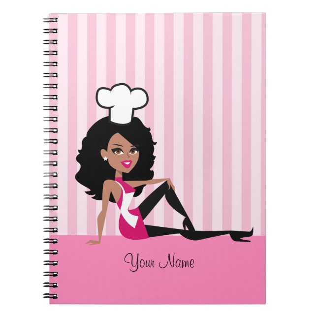 Carnet culinaire de fille d'Afro-américain (Devant)