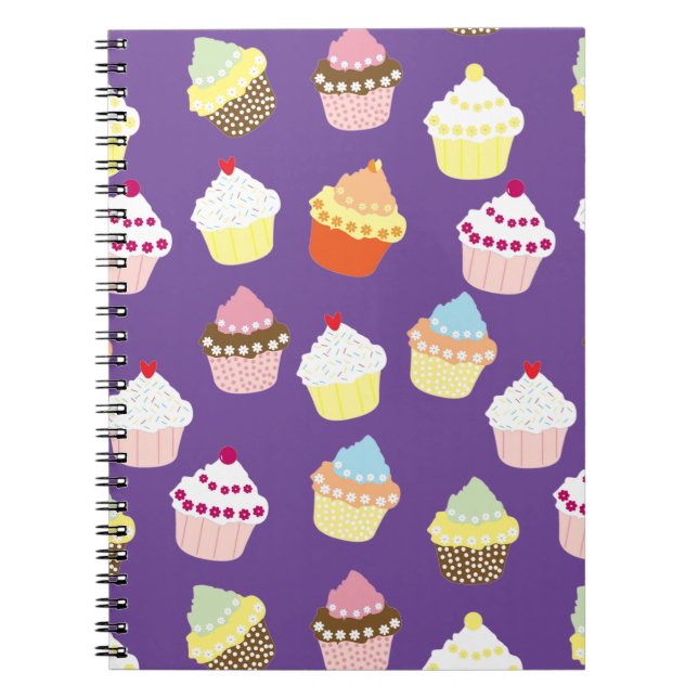 Carnet Cupcakes Delicious Decorated Birthday (Devant)