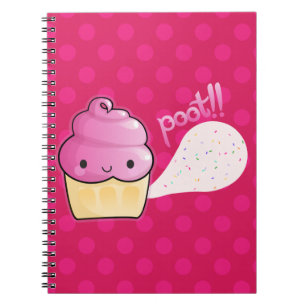 Carnet Cupcakes Fart Sprinkings Rose
