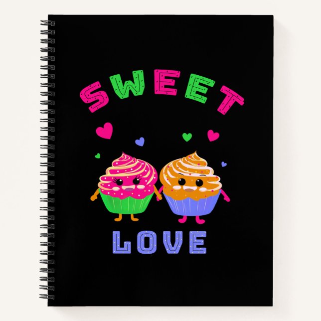 Carnet cupcakes mignons (Devant)