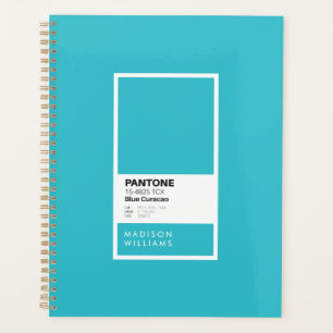 Carnet Curaçao bleu personnalisé Personnalisé