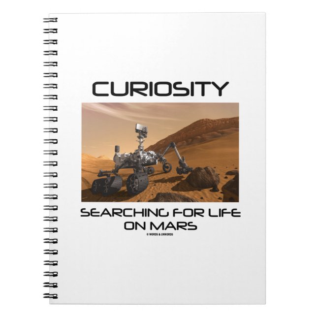 Carnet Curiosité À La Recherche De Vie Sur Mars (Mars Rov (Devant)