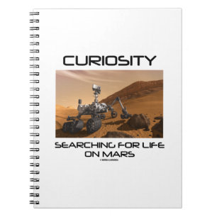Carnet Curiosité recherchant la vie sur Mars (Mars Rover