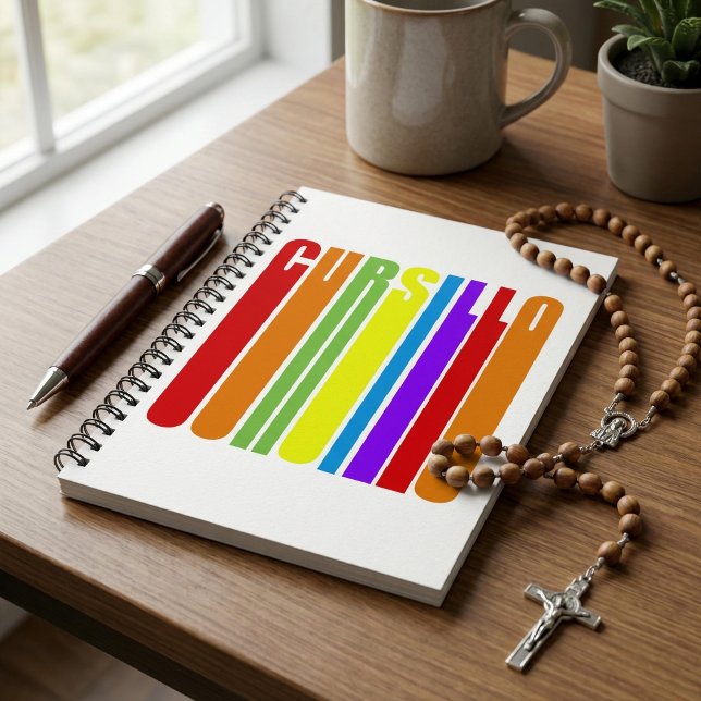 Carnet Cursillo Texte Allongé Coloré Foi Chrétienne (Créateur téléchargé)