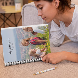 Carnet Custom Cute Beautiful Smiling Family Photo College