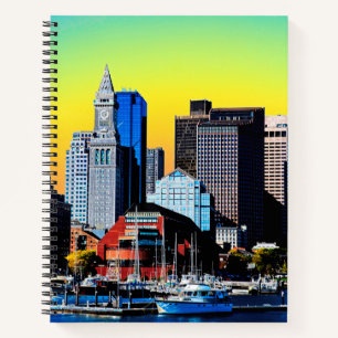 Carnet Custom House Boston USA Poster tissu visage Masque