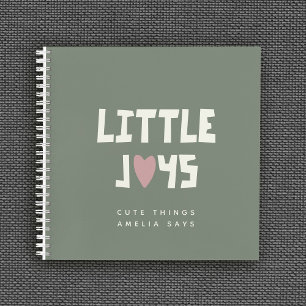 Carnet Custom Little Joy Les enfants disent Keepsaké Jour