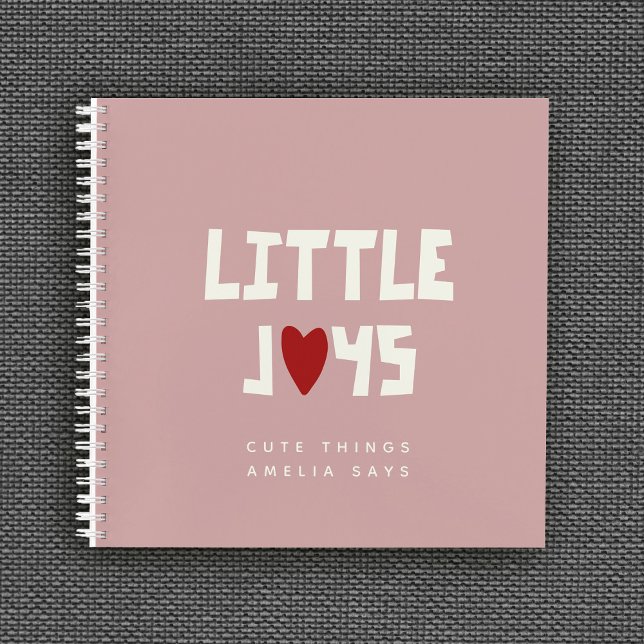 Carnet Custom Little Joy Les enfants disent Keepsaké Jour (Créateur téléchargé)