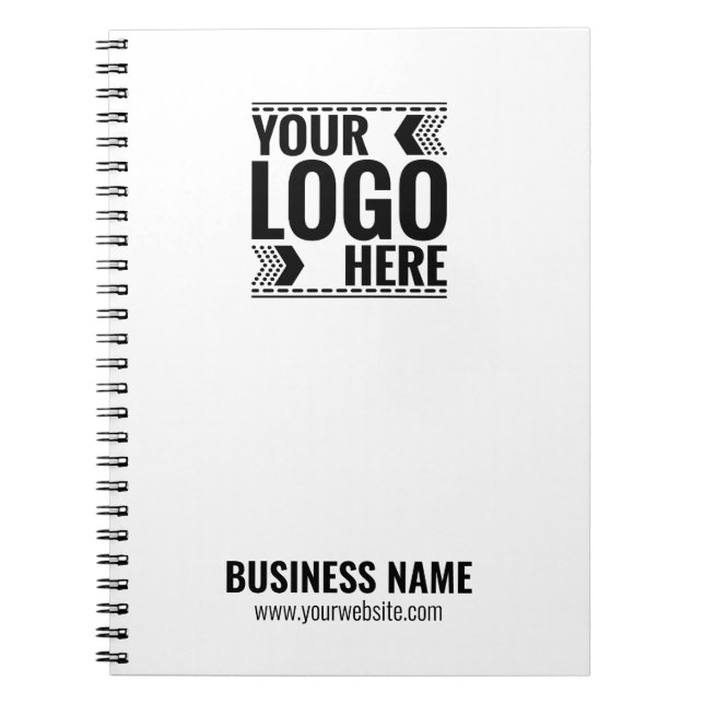 Carnet Custom Logo, Business or Brand Logo Personalized  (Devant)
