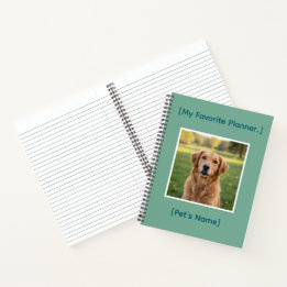 Carnet Custom Pet Photo Notebook | Personalized Planner