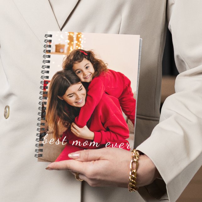 Carnet Custom Photo Best Mom Ever Birthday Mother's Day  (Créateur téléchargé)