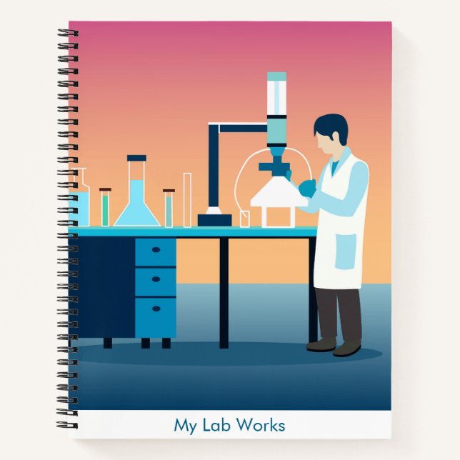 Carnet Custom Science Lab Student  (Devant)