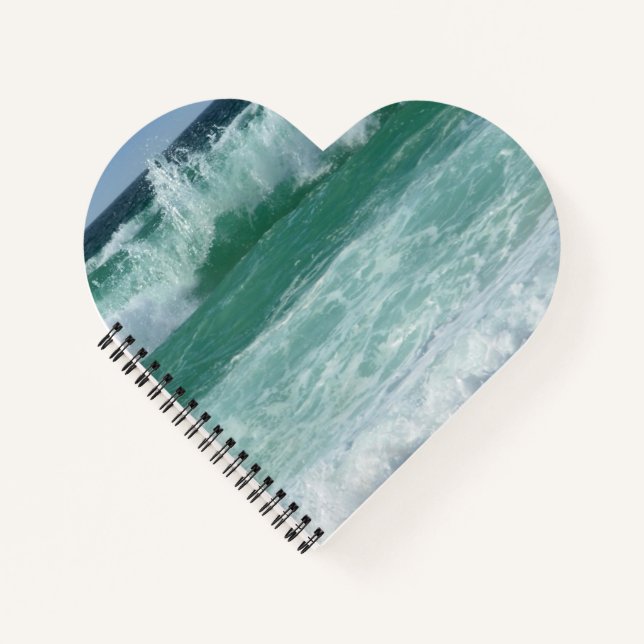 Carnet Custom Seascape Beach Modèle de la mer des vagues (Devant)