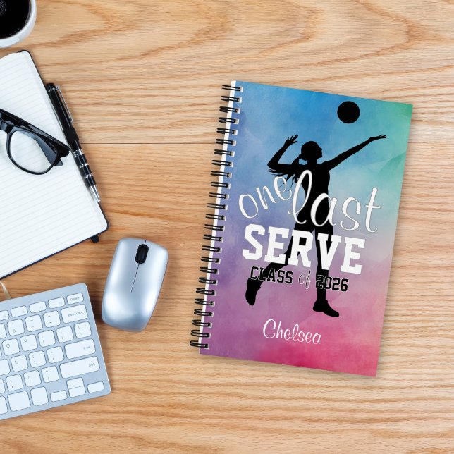 Carnet Custom Volleyball Rainbow Senior Class of (Créateur téléchargé)