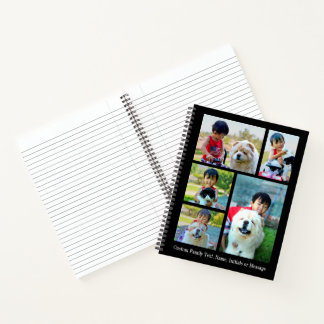 Carnet Customisé 5 Photo Collage Image moderne