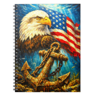 CARNET CUSTOMIZABLE AMERICAN EAGLE NOTEBOOK