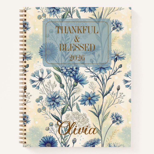 Carnet Customizable Gratitude Affirmations for Women (Devant)