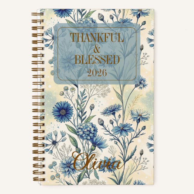 Carnet Customizable Gratitude Affirmations for Women (Recto)