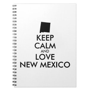 Carnet Customizable KEEP CALM and LOVE NEW MEXICO