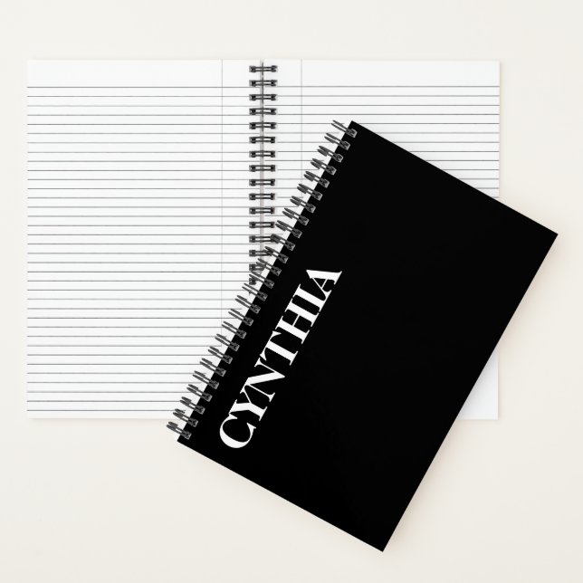 Carnet Customizable Name Polished Organized Empowering  (À l'intérieur)