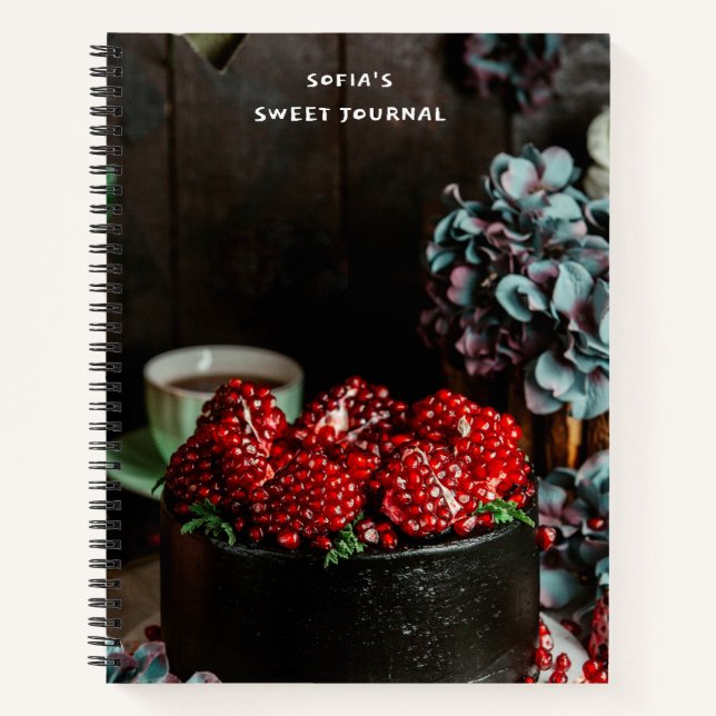 Carnet Customizable notebook for pastry recipes (Devant)