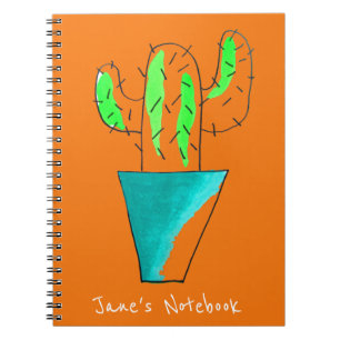 Carnet Cute art plante mexicain de cactus