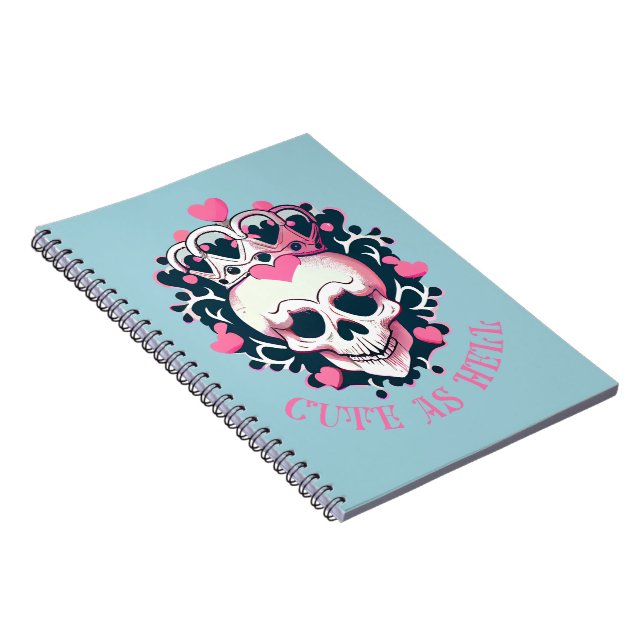 Carnet Cute as Hell Crâne (Côté Droit)