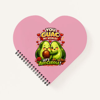 Carnet Cute Avocado Valentine’s Love Design, kawaii Love