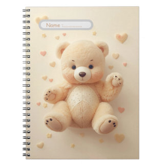 Carnet Cute Bear Pastel Notebook