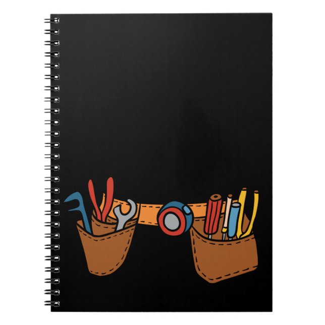 Carnet Cute Carpenter Tool Belt Future Artiste (Devant)