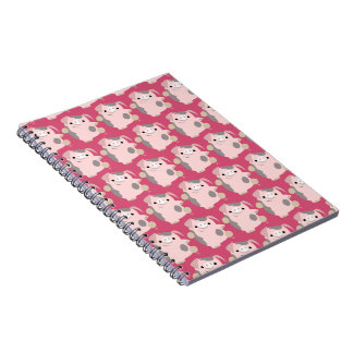 Carnet Cute Cartoon Dancing Pig Notebook