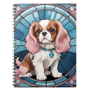 Carnet Cute Cavalier Roi Charles Pastel Verre