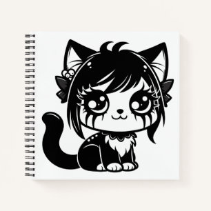 Carnet Cute chat Manga Kitten Kawaii