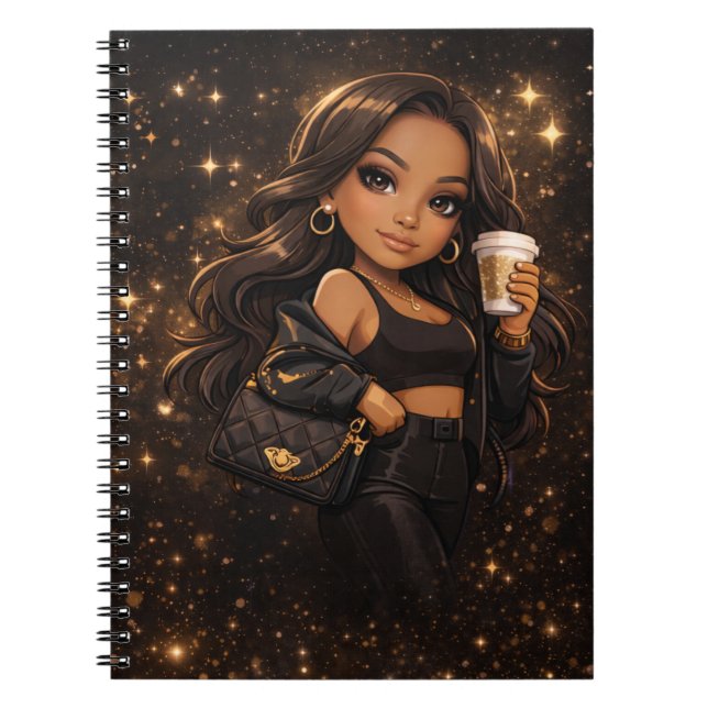 Carnet Cute coffee lover notebook (Devant)