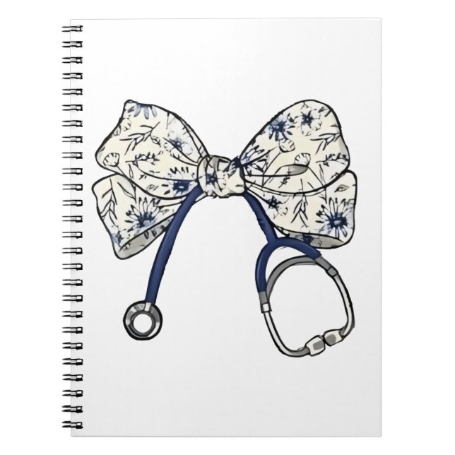 Carnet Cute Coquette Bow Coquette Bow Nurse Nurse (Devant)