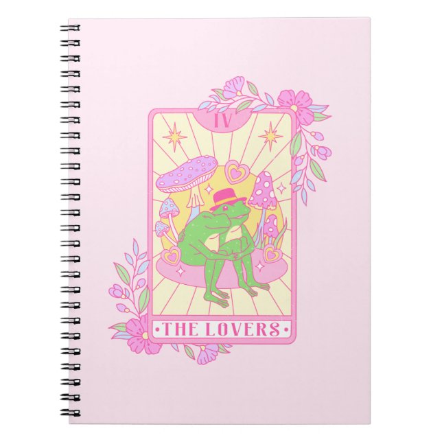 Carnet Cute Couple Frog - Les Amoureux (Devant)