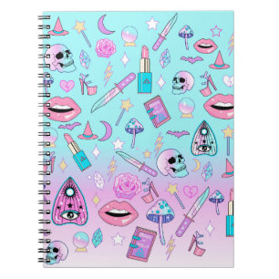 Carnet Cute Déplaisante Pastel Goth Girl Kawaii