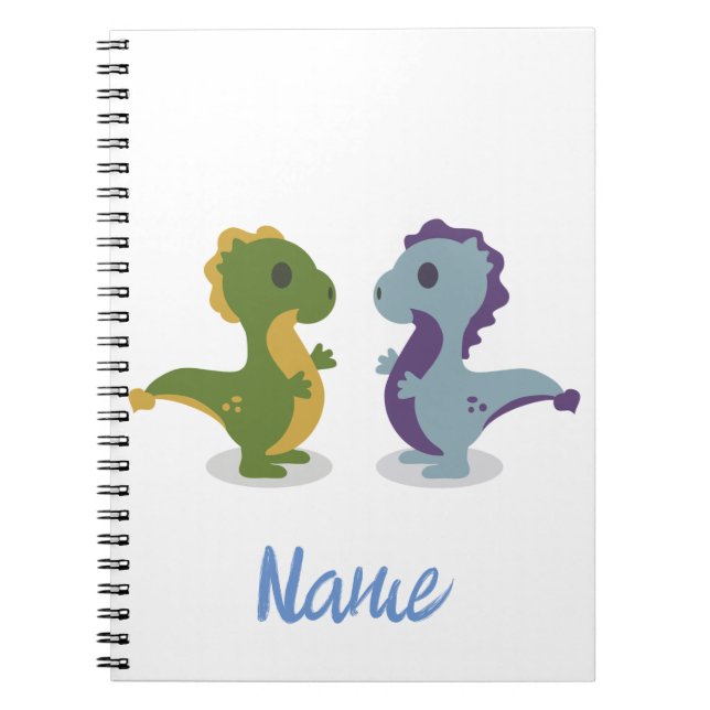 Carnet Cute Dinosaur Paire Thunder_Cove (Devant)