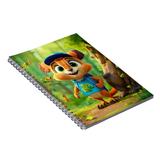 Carnet Cute écureuil (Côté Droit)