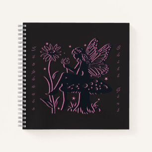 Carnet Cute Fairy Champagne et Flower Fill Girl