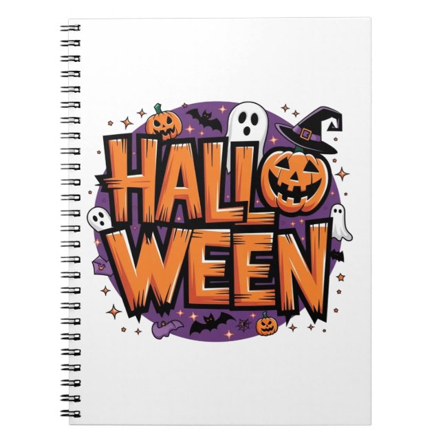 Carnet Cute funny halloween (Devant)