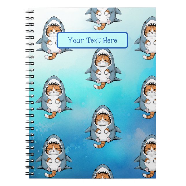 Carnet Cute Funny Kitten personnalisé (Devant)