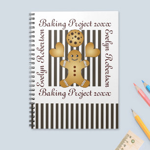 Carnet Cute Gingerbread Homme Cookie