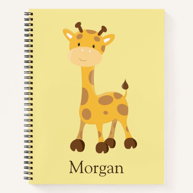 Carnet Cute Giraffe Faits (Devant)